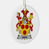 Gavin Family Crest Keramisch Ornament (Rechts)