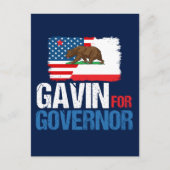Gavin for Governor of California in 2018 Briefkaart (Voorkant)
