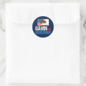 Gavin for Governor of California in 2018 Ronde Sticker (Tas)