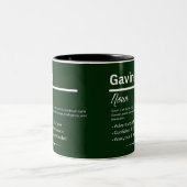 Gavin Gepersonaliseerde Naam Tweekleurige Koffiemok (Center)