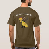 Gavin is niet zo helder als hij spreekt t-shirt (Achterkant)