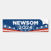 Gavin Newsom 2024 Bumpersticker (Voorkant)