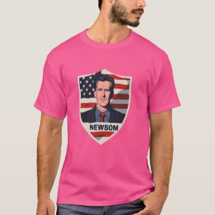 Gavin Newsom 2024 President Verkiezingen Modern De T-shirt