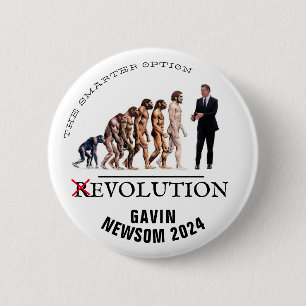 Gavin Newsom 2024 Ronde Button 5,7 Cm