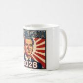 Gavin Newsom 2028 Presidential Campaign Mug Koffiemok (Voorkant rechts)
