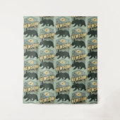 Gavin Newsom 2028 Resist Protect Defend Wandkleed (Voorkant)