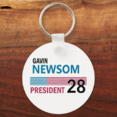 Gavin Newsom 2028 Sleutelhanger (Voorkant)