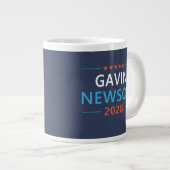 Gavin Newsom 2028 voor President Grote Koffiekop (Voorkant rechts)