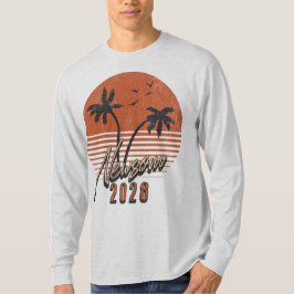 Gavin Newsom 2028 voor President Palm Tree Sunset T-shirt