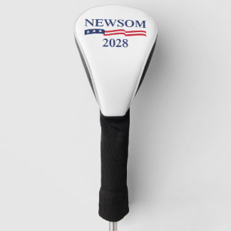Gavin Newsom 2028 VS-vlag verkiezingscampagne Golfheadcover