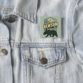 Gavin Newsom 2028 Weersta Bescherm Verdedig Vierkante Button 5,1 Cm (In situ)
