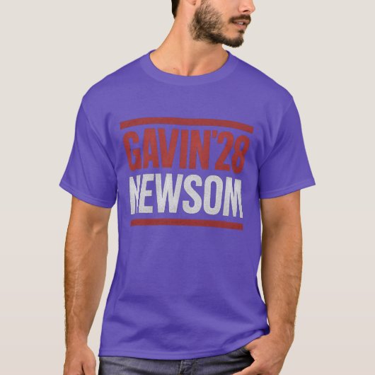 Gavin Newsom 28 T-shirt (Voorkant)