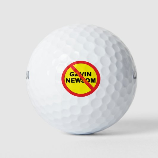 Gavin Newsom Anti Golfballen (Voorkant)