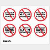 Gavin Newsom Anti Ronde Sticker (Vel)