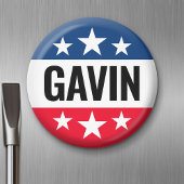 Gavin Newsom Campaign - Ike Design Magneet