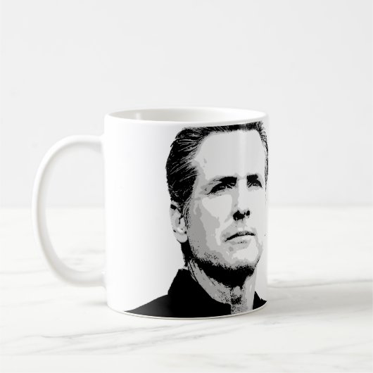 Gavin Newsom Koffiemok (Links)
