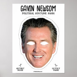 Gavin Newsom kostuummasker Poster
