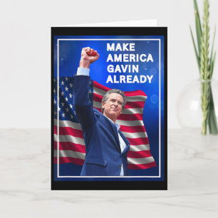 Gavin Newsom Maakt Amerika Gavin Al Trolling T Kaart