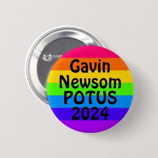 Gavin Newsom POTUS 2024 Ronde Button 5,7 Cm (Voorkant /achterkant)