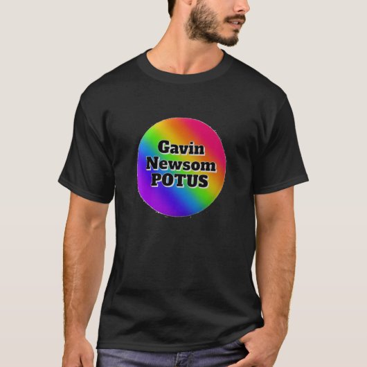 Gavin Newsom POTUS T-shirt (Voorkant)