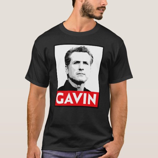 Gavin Newsom T-shirt (Voorkant)