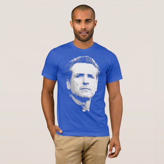 Gavin Newsom T-shirt (Voorkant volledig)