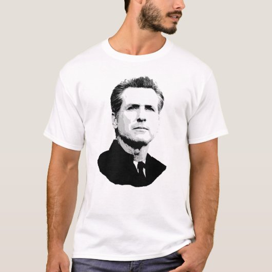 Gavin Newsom T-shirt (Voorkant)