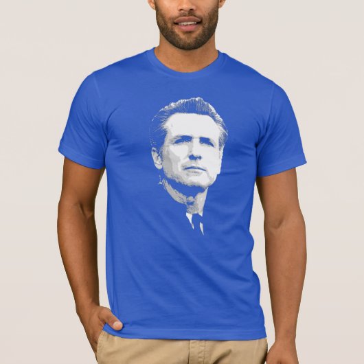 GAVIN NEWSOM T-SHIRT (Voorkant)
