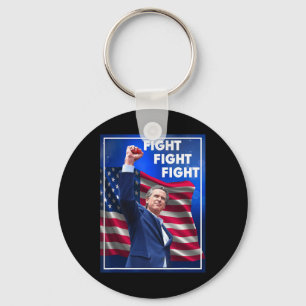 Gavin Newsom Trolling Trump Meme Oorlog Vecht Vech Sleutelhanger