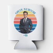 Gavin Newsom | Vintage #48 Blikjeskoeler (Achterkant)