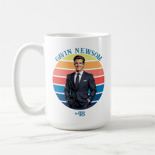 Gavin Newsom Vintage #48 Koffiemok