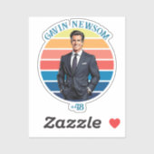 Gavin Newsom | Vintage #48 Sticker (Vel)