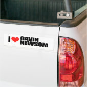 Gavin Newsom voor gouverneur 1 Bumpersticker (Op Truck)