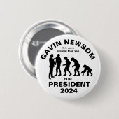 Gavin Newsom voor President 2024 Ronde Button 5,7 Cm (Voorkant /achterkant)