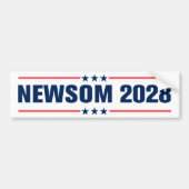 Gavin Newsom voor President 2028 Bumpersticker (Voorkant)