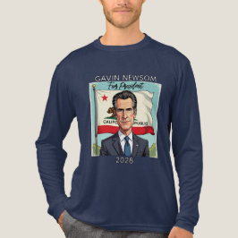 Gavin Newsom voor President 2028 Tri-Blend Shirt