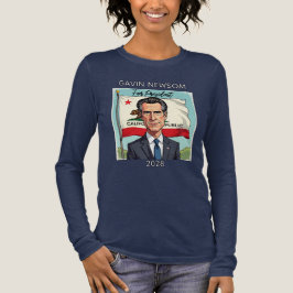 Gavin Newsom voor President 2028 Tri-Blend Shirt