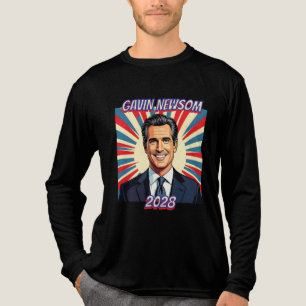 Gavin Newsom voor President 2028 Tri-Blend Shirt