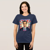 Gavin Newsom voor President 2028 Tri-Blend Shirt (Voorkant volledig)