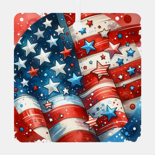 Gavin Newsom voor President Politiek Metalen Ornament (Achterkant)