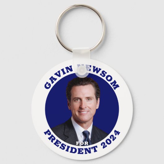 Gavin Newsom voor President Sleutelhanger (Voorkant)