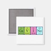 Gavino periodieke tabelnaam magnet (Voorkant / Achterkant)