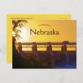 Gavins Point Dam Nebraska Briefkaart (Voorkant / Achterkant)