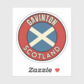 Gavinton, Scotland Sticker (Vel)
