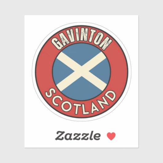 Gavinton, Scotland Sticker (Vel)