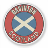 Gavinton, Scotland Sticker (Voorkant)