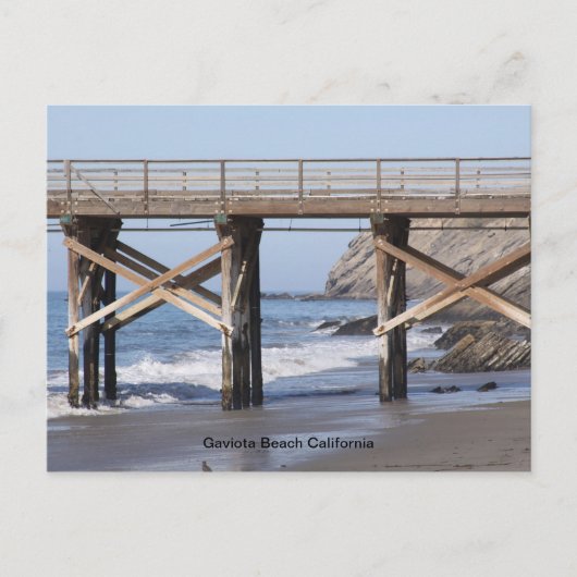 Gaviota Beach California Briefkaart (Voorkant)