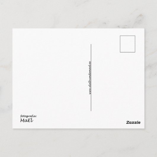 Gaviota Briefkaart (Achterkant)