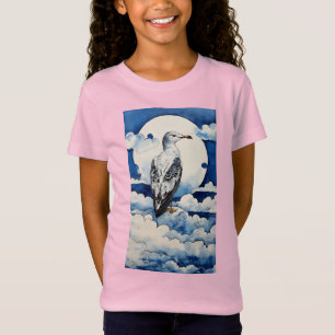 Gaviota in Blauw en Inkt T-shirt