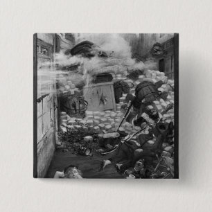 Gavroche-verzamelpatronen Vierkante Button 5,1 Cm